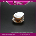 SRS diamond shape cosmetic jar contianer packaging ,acrylic jar for skincare